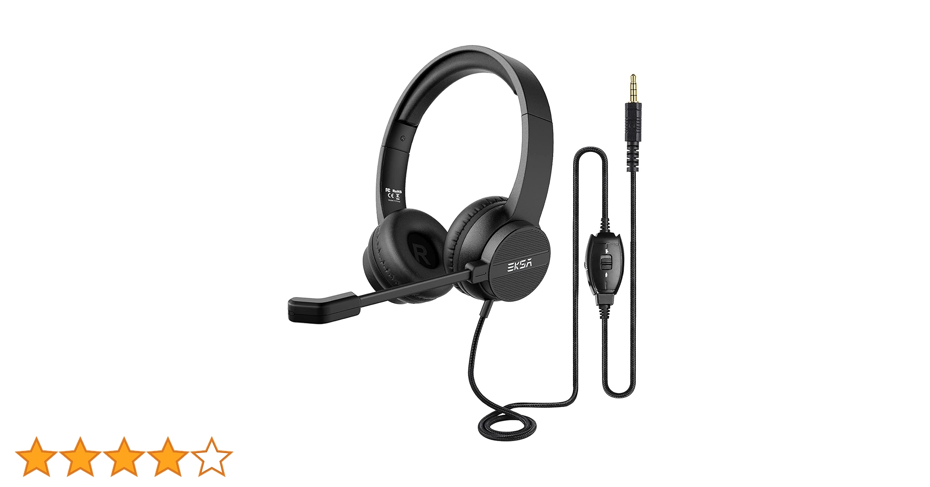 大セール‼️【EKSA】ノイズキャンセリング ヘッドホン Amazon.co.jp: EKSA 業務用 ワイヤレスヘッドセット Bluetooth